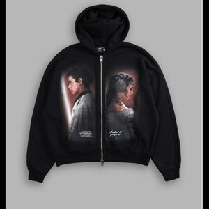 Darc Sport Star Wars Anakin and Padme Crossed Paths Darco Double Zip Hoodie